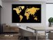 Картина Gold map of the world 10562 фото 2