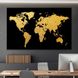 Картина Gold map of the world 10562 фото 3