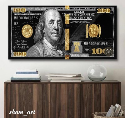 Картина Franklin Dollar 100$ 10372 фото