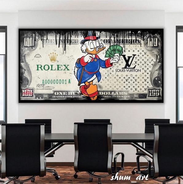 Картина Scrooge dollar Rolex LV 10283 фото