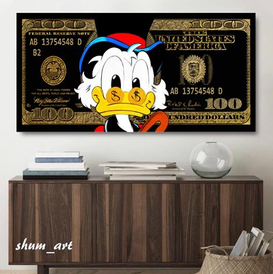 Картина Scrooge dollar 100$ 10393 фото